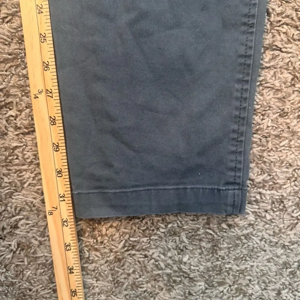 Levi’s XX Chino Men’s Gray Standard Fit Tapered Twill Pants 34x34 Pockets